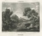 Paysage, after Nicolas Poussin, 1814