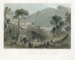 Lebanon, Village of Brumhanna in Mount Lebanon, 1837