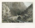 Holy Land, Pass of Souk Barrada near Zebdani, 1837
