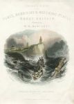 Northumberland, Tynemouth Priory & Lighthouse, 1842