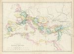 Roman Empire in provinces in 119 AD, 1858