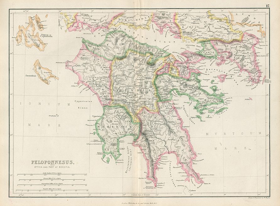 Ancient Greece, Peloponnesus, 1858