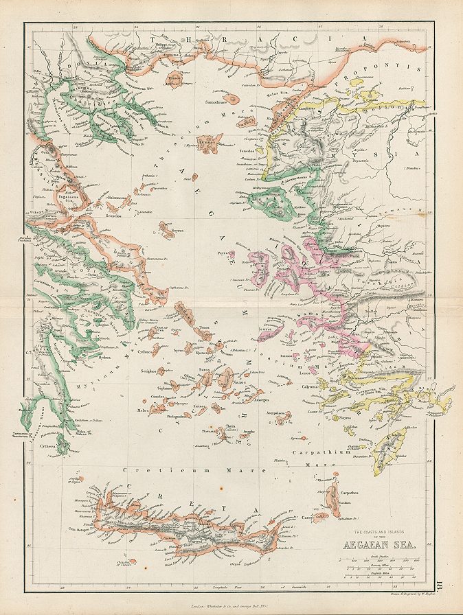 Ancient Greece, Aegean Sea, 1858
