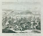 Battle of Luzzara, Italy, in 1702, published about 1737
