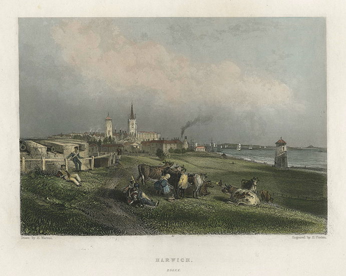Essex, Harwich view, 1842