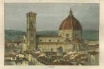 Italy, Florence view, 1872