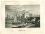 Gloucester, with West Gate & bridge, 1793
