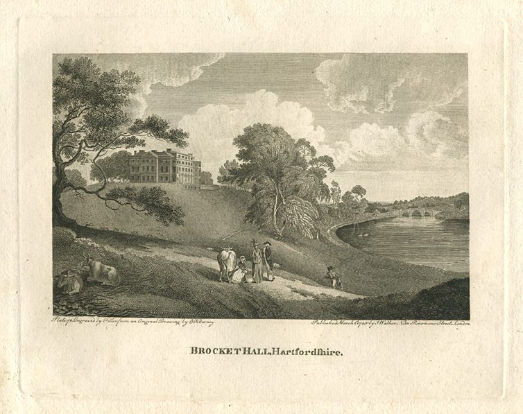 Hertfordshire, Brocket Hall, 1795
