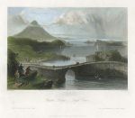 Ireland, Lough Conn, Pontoon Bridge, 1842
