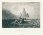 Boats off Calais, after Turner, 1863