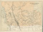 British Columbia & Vancouver Island map, 1863