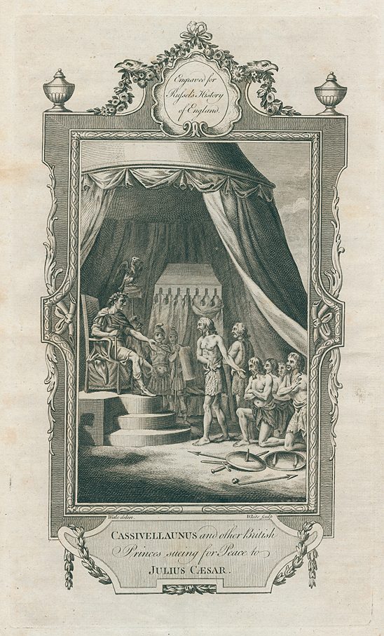 Ancient British sue Julius Caesar for peace, 1781