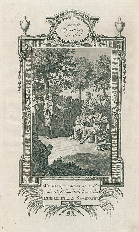 St.Augustine preaching on the Isle of Thanet, 1781