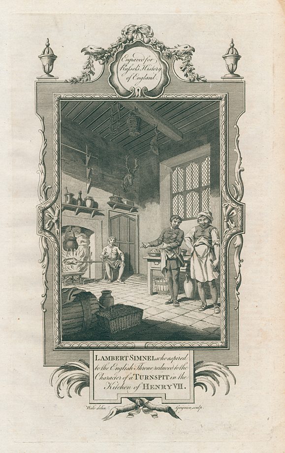 Lambert Simnel in the Kitchin of Henry VII (in 1487), 1781