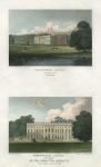 Yorkshire, Wentworth Castle (2 views), 1829