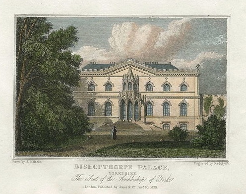 Yorkshire, Bishopthorpe Palace, 1829