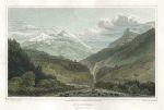 Switzerland, St.Gotthard from below Ariolo, 1820