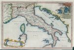 Ancient Italy, as divided into Regions by Augustus, 1745