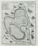 Plan of ancient Jerusalem, 1745