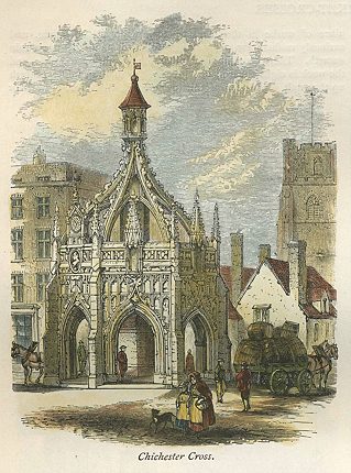 Chichester Market Cross, 1874