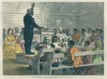 USA, Family Worship on a Plantation in South Carolina, 1863