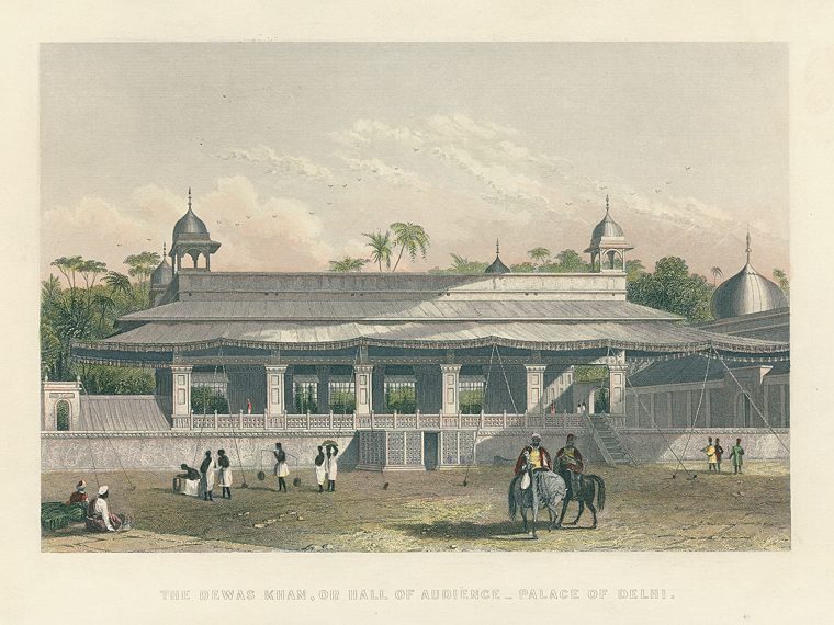 India, Delhi, Dewas Khan at the Palace, 1860