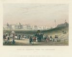 India, Calcutta from the Esplanade, 1860