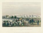 India, Calcutta from the Esplanade, 1860