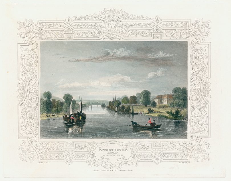 Oxfordshire, Fawley Court, Henley, 1830
