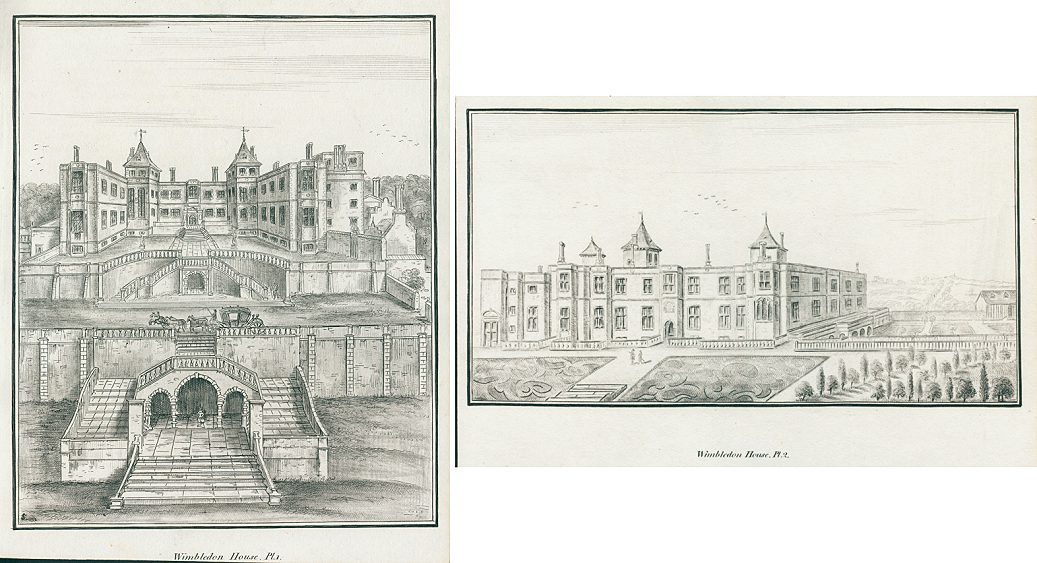 Wimbledon House, 2 views, 1796