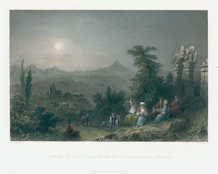 Holy Land, Village of Beit-Y-Ass, near Suadea, 1837