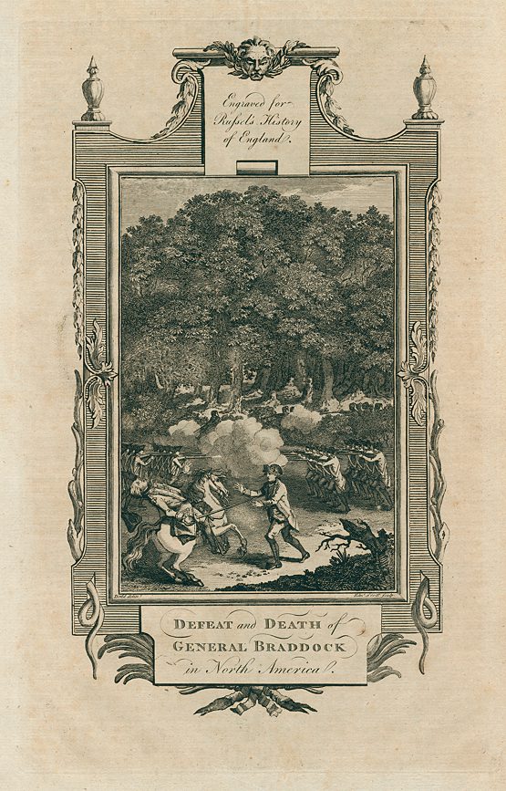 Death of General Braddock (in 1755), 1781