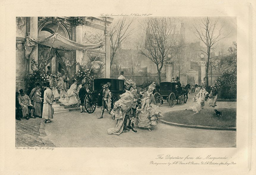 The Departure from the Masquerade, 1899
