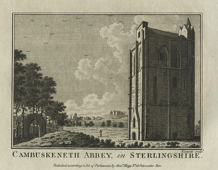 Scotland, Cambuskenneth Abbey, 1786