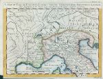 Ancient North Italy & Switzerland, 1745