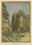 Holy Land, Petra, Cliffs of the Sik, 1875