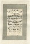 Cheltenham, Trade Advert, Maggs & Sons Undertakers, 1826