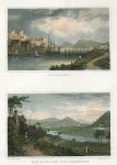 Wales, Carmarthen, (2 views), 1830