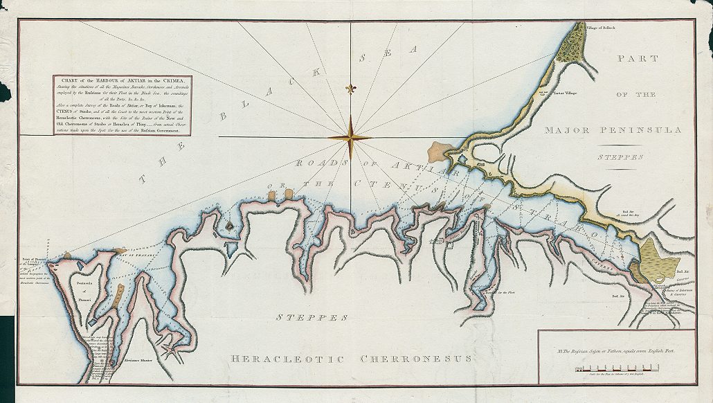 Ukraine, Harbour of Aktiar in the Crimea, 1810