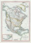 North America map, 1839