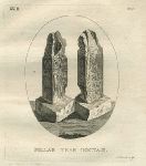 Scotland, Fife, ancient Pillar near Doctan, 1776