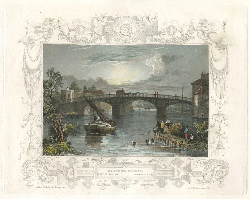 Berkshire, Windsor Bridge, 1830