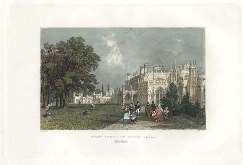Cheshire, Eaton Hall, 1845