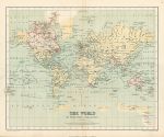 The World on Mercator's Projection, 1864