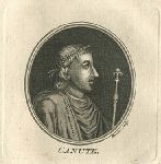 King Cnut the Great (Canute), portrait, 1759
