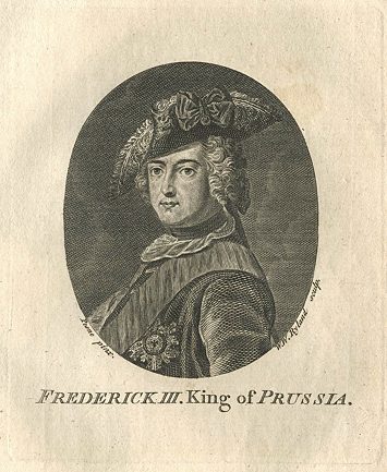 Frederick III, King of Prussia, portrait, 1759