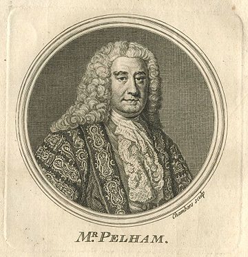 Henry Pelham, portrait, 1759