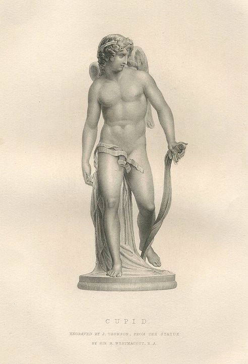 Cupid, after a sculpture by Westmancott, 1866