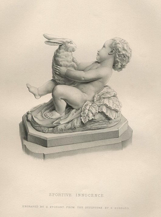Sportive Innocence, after a sculpture by Burnard, 1866