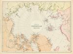 North Polar regions map, 1882